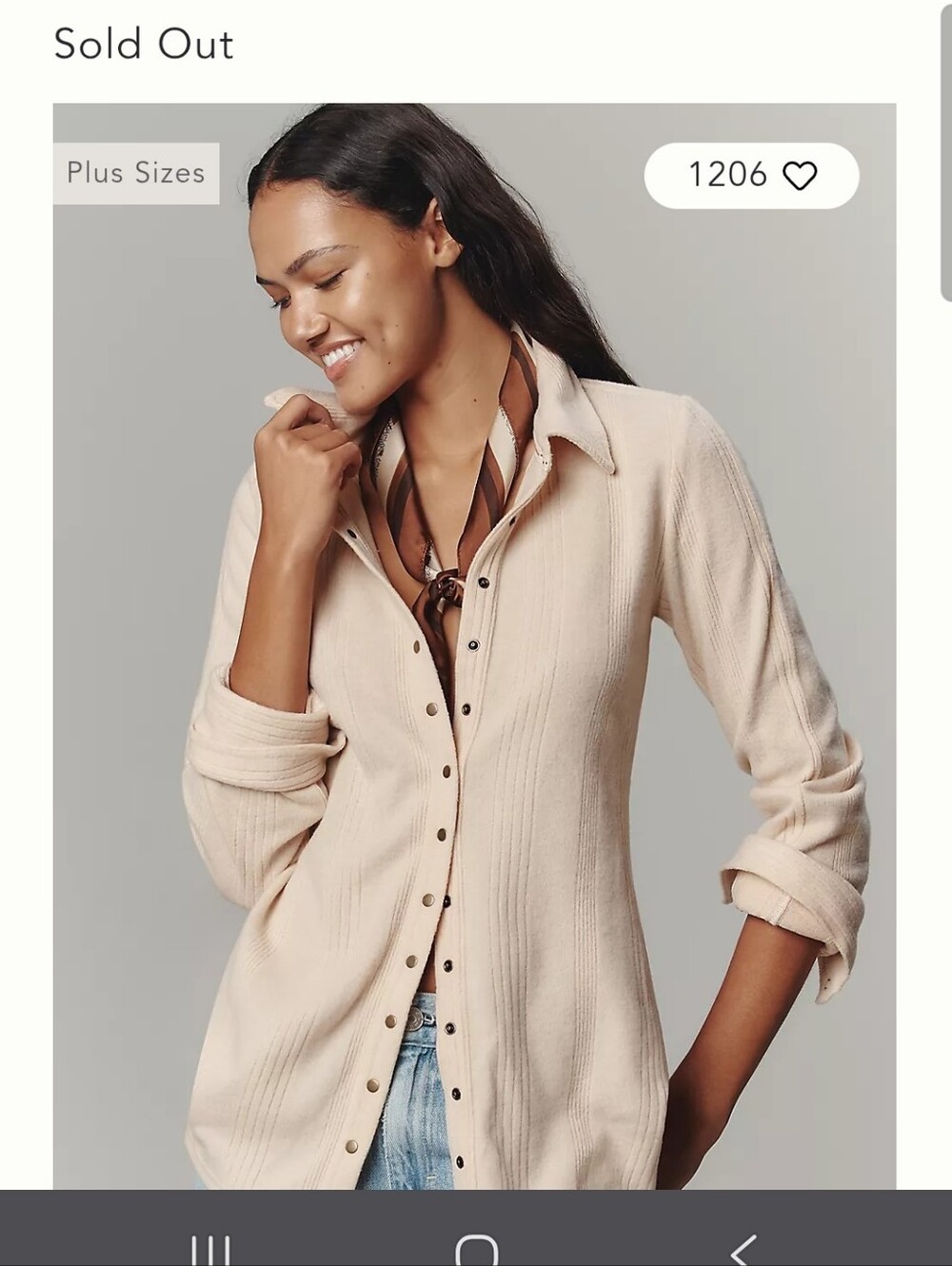 Anthropologie Sweater Cardigan Button Up